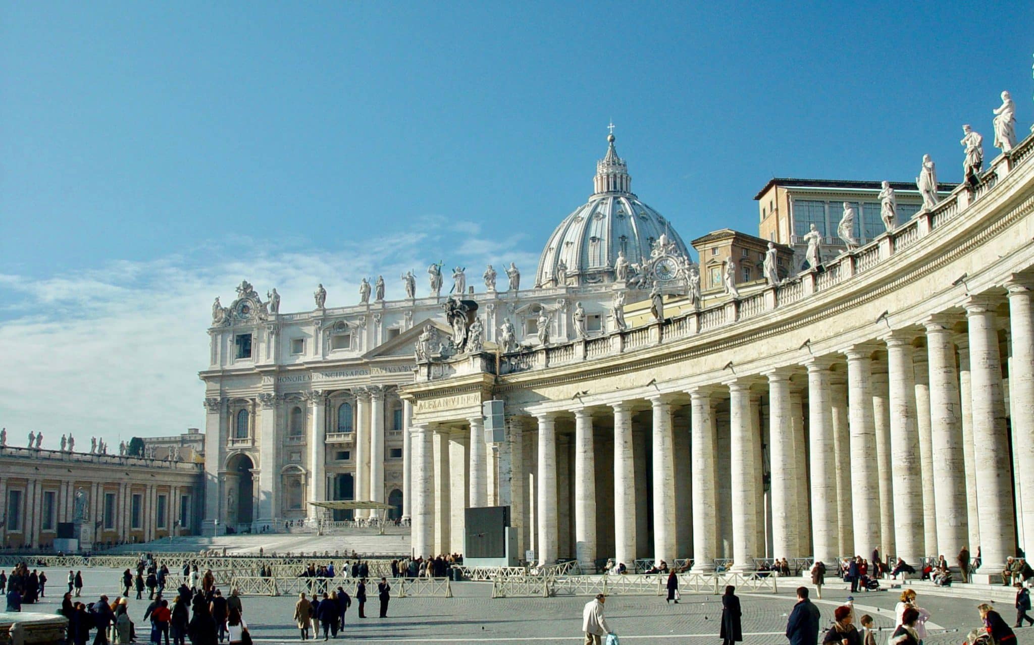 El Vaticano una de las Mejores Experiencias en un Viaje a Italia