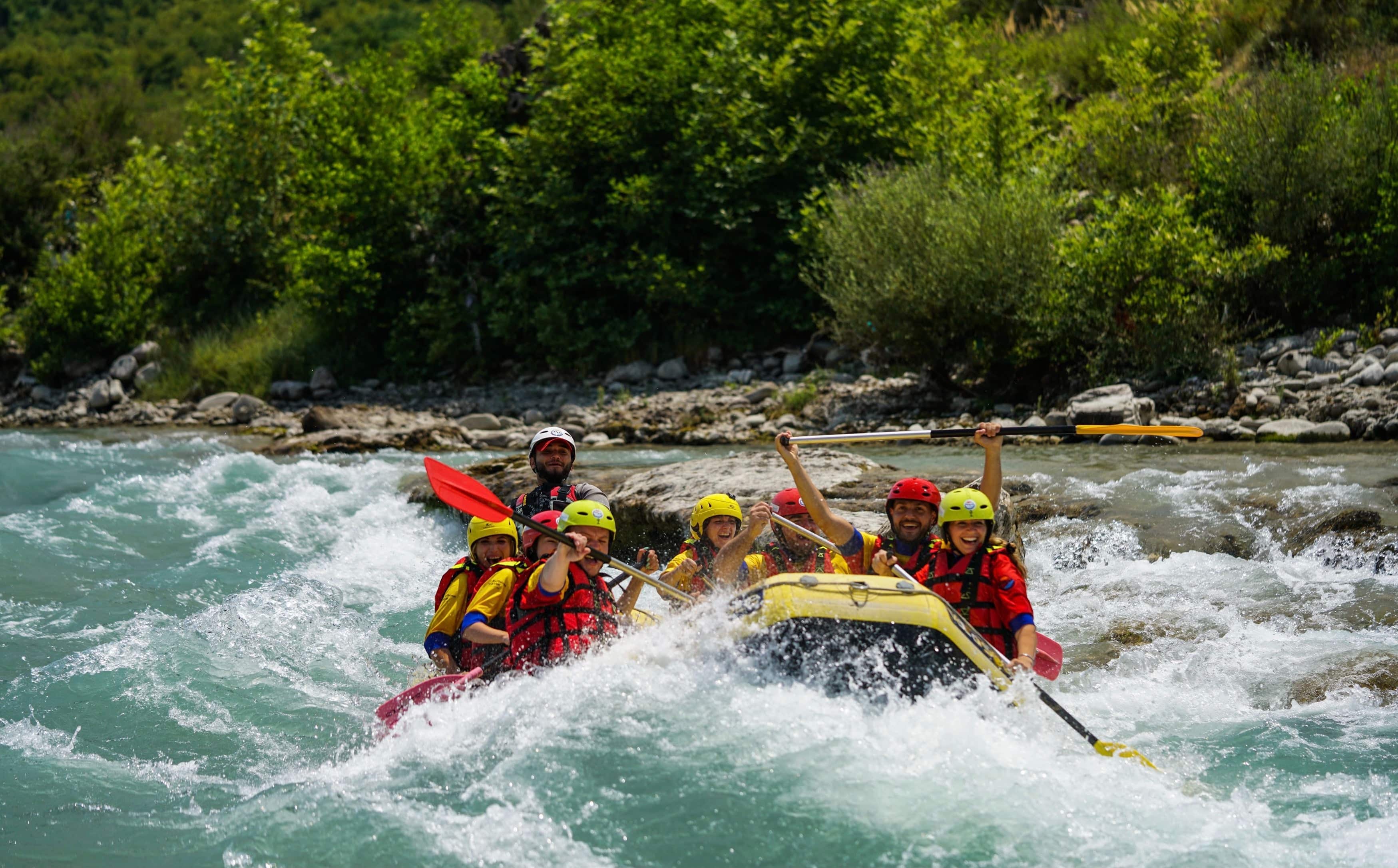 Rafting en el río Cetina