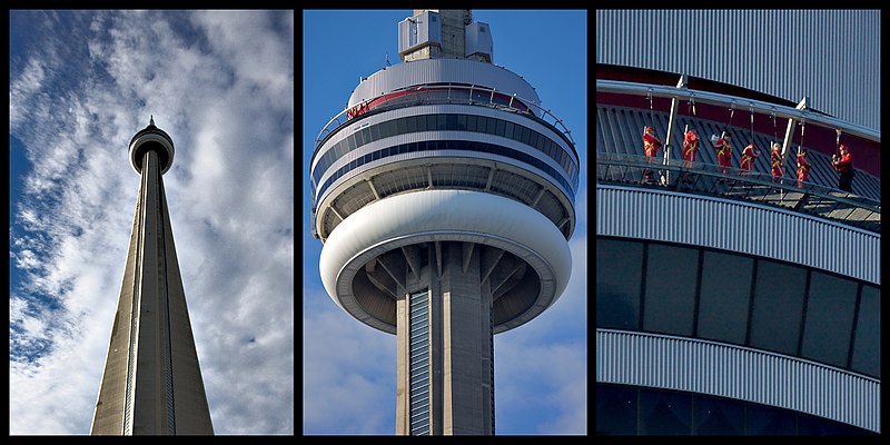 Camine por el borde del edificio más alto de Canadá