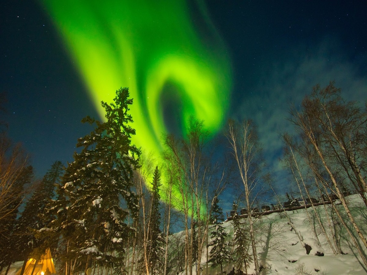 auroras boreales en Canadá